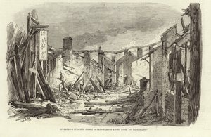 Appearance of a Busy Street After a Visit from Ye Barbarians
