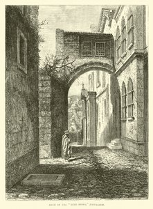 Arch of the Ecce Homo, Jerusalem by English School