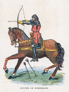 Archer on Horseback by English School