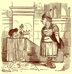 Archimedes Taking a Warm Bath by English School