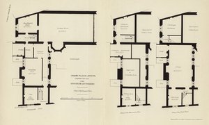 Architectural Plans of Crosby Place by English School