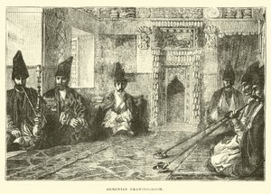 Armenian Drawing-room by English School