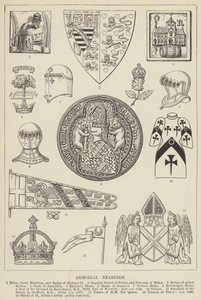 Armorial bearings by English School