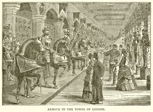 Armour in the Tower of London by English School