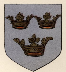 Arms borne by the Grand Lodge of All England, c.1725, from The History of Freemasonry, volume II, published by Thomas C. Jack, London, 1883