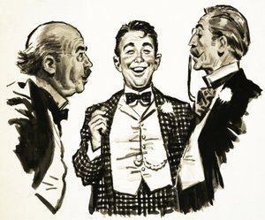 Arnold Bennett: a scene from The Card by English School