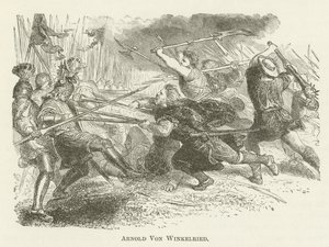Arnold Von Winkelried by English School