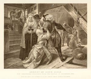 Arrest of Alice Lisle by English School