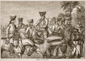Arrest of Lord Pigot, Illustration from Cassell