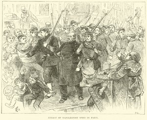 Arrest of Napoleonist spies in Paris by English School