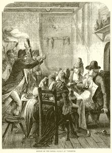 Arrest of the Royal Family at Varennes by English School