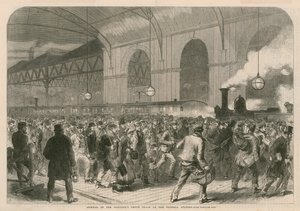 Arrival of the workmen