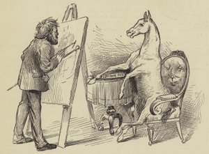 Artist Painting Horse