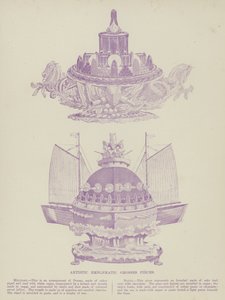 Artistic Emblematic Grosses Pieces by English School