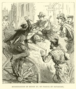 Assassination of Henry IV of France by Ravaillac by English School