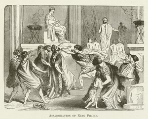 Assassination of King Philip by English School