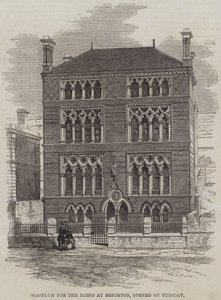Asylum for the Blind at Brighton, opened on Tuesday by English School