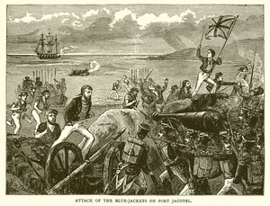 Attack of the Blue Jackets on Port Jacotel by English School