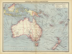 Australasia, Industries and Communications