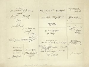 Autographs of Dramatic Poets