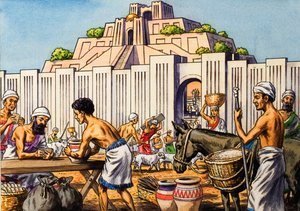 Aztec city of Tenochtitlan