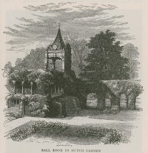 Ball Room in Dutch Garden, Holland House by English School