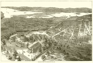 Balloon View of Washington, May, 1861