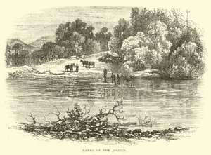 Banks of the Jordan by English School