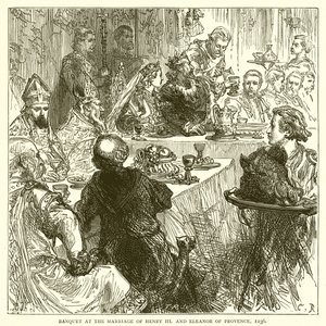 Banquet at the Marriage of Henry III and Eleanor of Provence, 1236