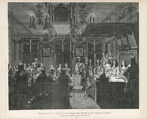 Banquet Given to King Charles II, 30 May 1660, by the Estates of Holland by English School