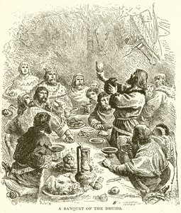 Banquet of the Druids by English School