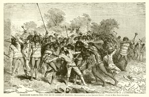 Barbarism Illustrated--The South American Manner (Extermination of the Crevaux Mission) by English School