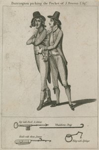 Barrington picking the pocket of J Brown esq