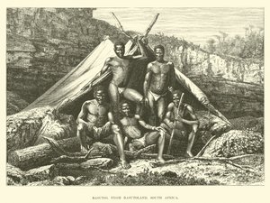 Basutos, from Basutoland, South Africa by English School