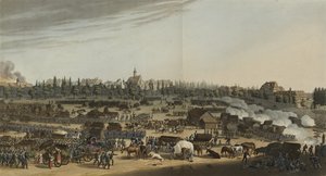 Battle of Leipzig, 16-19 October 1813, from An illustrated record of important events in the Annals of Europe during the years 1812, 1813, 1814 & 1815