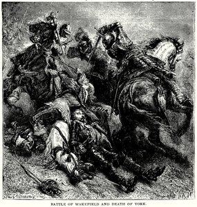 Battle of Wakefield and Death of York by English School