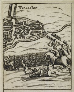 Battle of Worcester scene, from 