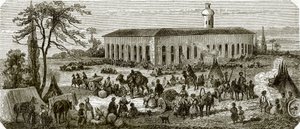 Bazaar and Fair at Nertchinsk-Russia in Asia by English School