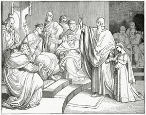 Beatrice led into the Diet for her betrothal, 1882 by English School