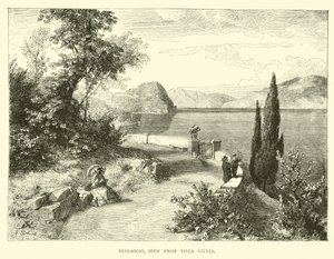Bellaggio, Seen from Villa Giulia by English School
