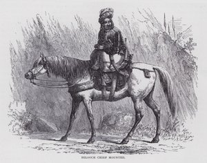 Belooch Chief Mounted by English School