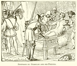 Bertrand du Guesclin and His Friends by English School