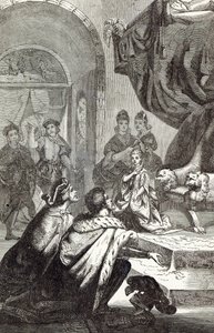 Betrothal of the French Princess to Richard II, illustration from 
