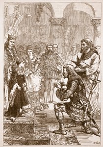Betrothal of the Princess Isabella to Richard (Illustration from Cassell