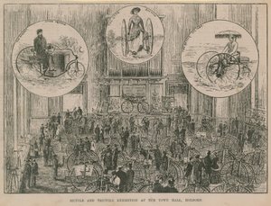 Bicycle and Tricycle Exhibition at the Town Hall, Holborn