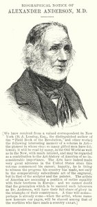 Biographical Notice of Alexander Anderson, MD