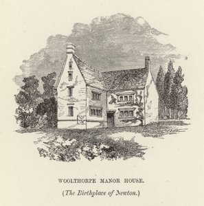 Birthplace of Sir Isaac Newton by English School