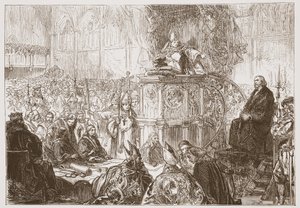 Bishop of Lodi preaching at the trial of Huss