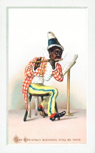 Black man playing Flute