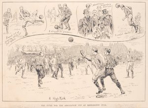 Blackburn Rovers vs. Nottingham County, from The Illustrated Sporting and Dramatic News, 23rd March 1891